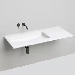 Salini Marea Раковина врезная снизу 75х40х12.9cм, без отв., без перелива, S-Stone, цвет: белый матовый