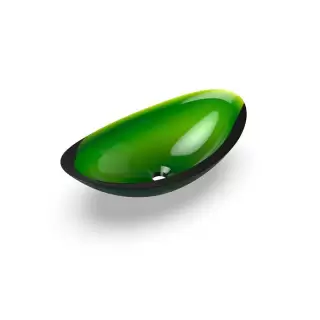 Knief Charm Shape Раковина накладная 58.1x33.1x16.9см, без отв., из полимерного материала, цвет:  Aventurin # 080