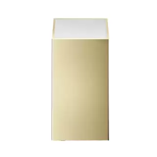 Decor Walther Cube DW 352 Баночка универсальная 4x4x8см, настольная, цвет: золото матовое