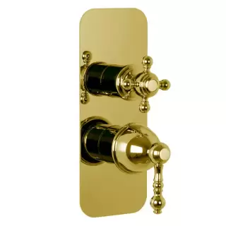 Fima Carlo Frattini Elizabeth Смеситель для душа, встраиваемый, на 2/3 выхода, цвет: золото