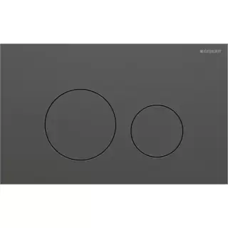 Geberit Sigma40 Клавиша для двойного смыва, круглая: Хромированный черный