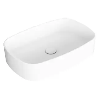 SIMAS Foriu Раковина прямоугольная накладная 60x40x13 см, без отв под смеситель, цвет: белый