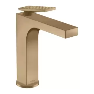 Axor Citterio Смеситель для раковины 160, на 1 отв., излив h: 16см, с текстурой, цвет: шлифованная бронза
