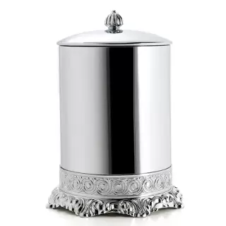 3SC Bally Ведро с крышкой, ручка Piccadilly, цвет: золото 24к. Lucido