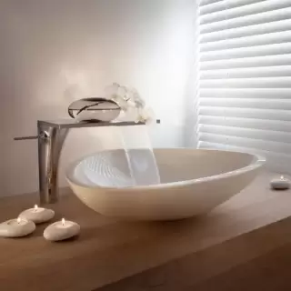 Axor Massaud Раковина 80х45 см, без отв., накладная, цвет: белый