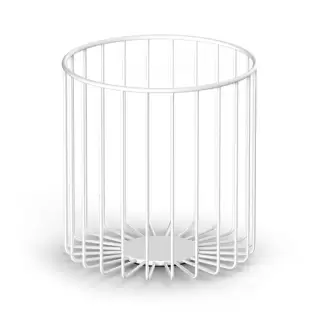 Decor Walther DW 220 Ведро для мусора, напольное, цвет: белый матовый