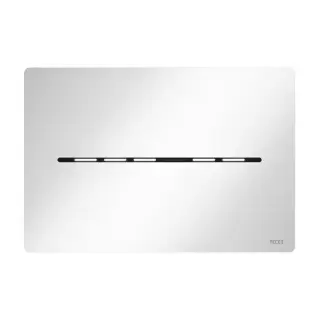 TECEsolid Металическая панель смыва для унитаза TECEsolid с бесконтактной активацией, батарея 6 В, белый глянцевый