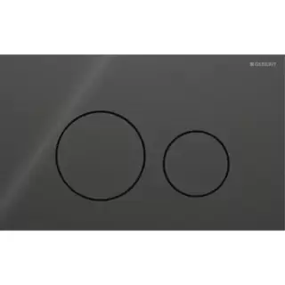 Geberit Sigma40 Клавиша для двойного смыва, круглая: Черный