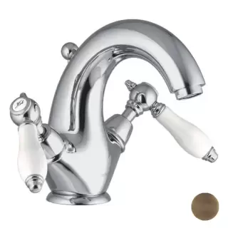 Carlo Frattini Herend Смеситель для раковины, 1 отв., цвет: бронза