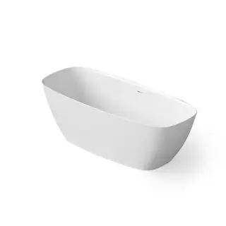 Dea Design Edge Ванна 170x72xh56см, отдельностоящая, цвет: белый