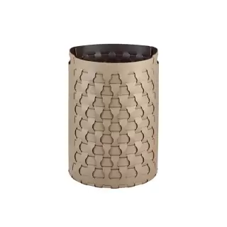 Colombo Adj Круглая корзина Dubai D40хH57см., напольная, цвет: капучино/шоколад