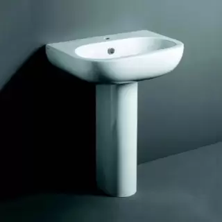 SIMAS E-LINE Раковина 65 см, 1 отв., цвет: белый