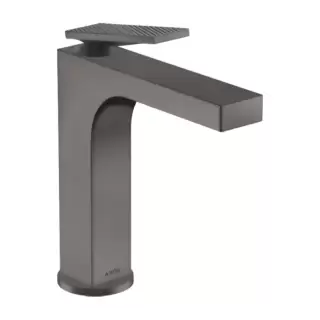 Axor Citterio Смеситель для раковины 160, на 1 отв., излив h: 16см, с донным клапаном, с текстурой, цвет: шлифованный черный хром