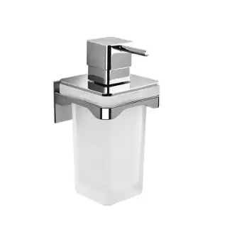 Colombo Forever Дозатор для жидкого мыла, подвесной, цвет: хром/матовое стекло