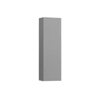 Laufen Kartell Шкаф подвесной, 40х27х130см, с 1 дверцей, 4 стек. полки, DX, цвет: сланцево-серый