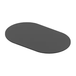 Artceram Fuori Scala Полка для овальной консоли 60см., керамическая, цвет: notte