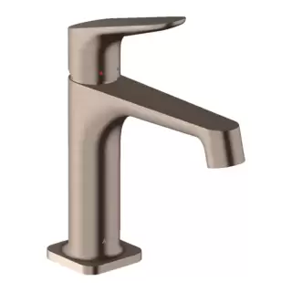 Axor Citterio M Смеситель для раковины 100, на 1 отв., с донным клапаном, цвет: шлифованный никель