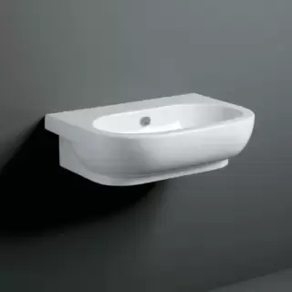 SIMAS E-LINE Раковина 65х48 см, без отв., цвет: белый