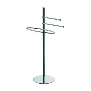 Colombo Isole Piantane Напольная стойка 90см, с 3мя держателями для полотенец, цвет: хром