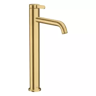 Axor One Смеситель для раковины 260, на 1 отв., высокий, цвет:  шлифованное золото
