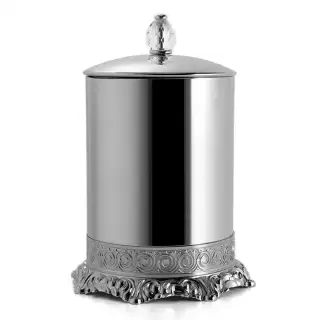 3SC Bally Ведро с крышкой, ручка Swarovski, цвет: хром