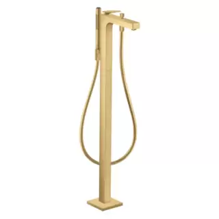 Axor Citterio Смеситель для ванны, напольный, с ручным душем, цвет: шлифованное золото