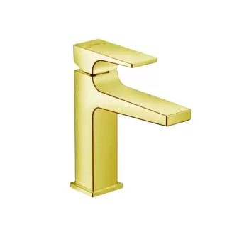Hansgrohe Metropol Смеситель для раковины 110, на 1 отв, с донным клапаном, излив 135мм, цвет: золото