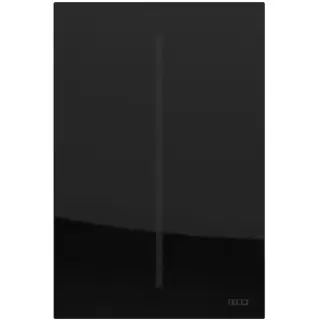 TECEfilo Панель  смыва  электронная для писсуара 100х150х7 мм, питание от батареи .стекло черное