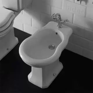 Globo Paestum Биде напольное 56х37см с 1 отв. под смеситель, с комплектом креплений, цвет: белый