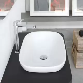 Globo Genesis Раковина 60х40х15 см, без отв., встраиваемая сверху, цвет: белый