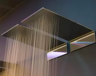 Antonio Lupi Душевая система Mezzavela 27x46,2x12,3 см, цвет: Satin