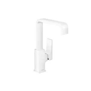 Hansgrohe Metropol Смеситель для раковины 230, на 1 отв, с донным клапаном, излив 165мм, цвет: белый матовый