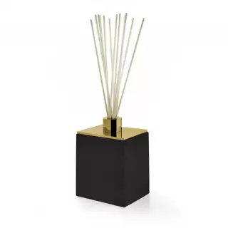 3SC BeMood Black Ароматический диффузор настольный 10хh30х8 см, цвет: черный/золото матовое
