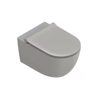 Catalano Sfera Унитаз подвесной 55x35см, безободковый, смыв Tornado, покрытие Twinglaze+, цвет: Tortora Satinato