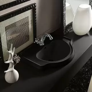 Kerasan Retro Раковина 62х45.5 см, 1 отв., цвет: белый