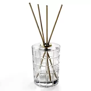 3SC Palace Ароматический диффузор, настольный, цвет: прозрачный хрусталь/золото 24к. Lucido