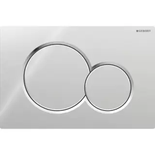 Geberit Sigma01 Клавиша для двойного смыва, круглая: хром
