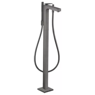 Axor Citterio Смеситель для ванны,напольный, с ручным душем, цвет: шлифованный черный хром