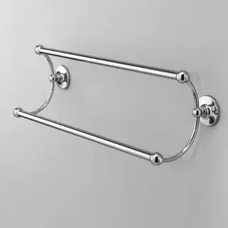 Devon&Devon Cavendish Полотенцедержатель двойной 55.5см., подвесной, цвет: хром