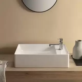 Globo T-Edge Раковина-чаша 55х35 см, без отв., на столешницу, цвет: белый