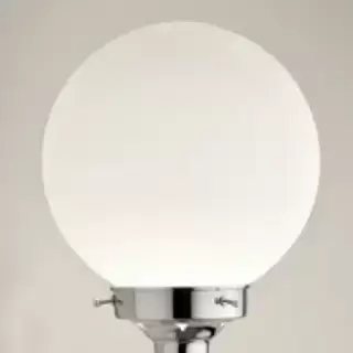 Devon&Devon Sfera Glass Плафон стеклянный 170х195 мм для настенного светильника, цвет: никель блестящий