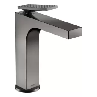 Axor Citterio Смеситель для раковины 160, на 1 отв., излив h: 16см, с донным клапаном, с текстурой, цвет: полированный черный хром