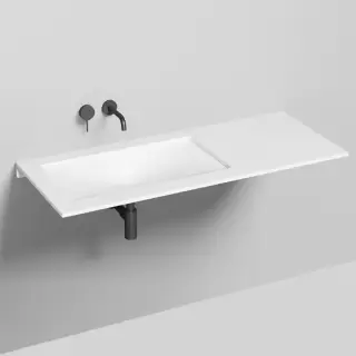 Salini Marea Раковина врезная снизу 70х40х12см., без отв. с переливом, материал: S-Stone, цвет: белый матовый