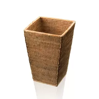 Decor Walther Basket KK Корзина для бумаги 19.5x30см, напольная, цвет: ротанг темный