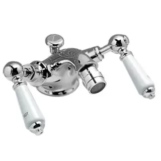 Devon&Devon Dandy Смеситель для биде, цвет: хром/белый