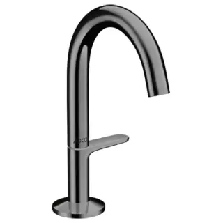 Axor One Смеситель для раковины Sel 140, на 1 отв., с донным клапаном Push-Open, цвет: полированный черный хром