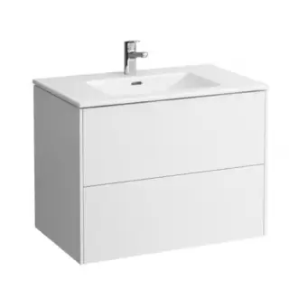 Laufen Pro S Комплект, раковина и база 80х50х61см., с 1 отв.,с 2 ящиками с мех. push-and-pull, цвет: белый матовый