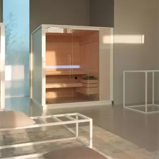 Effegibi One S Сауна 214x171x226см, в нишу, цвет: Soft Sand