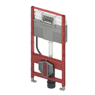 TECEprofil Модуль для монтажа унитазов 112см., со смывным бачком Uni 2.0, для универсального подключения к унитазу