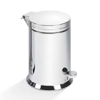 Decor Walther TE 38 SC Ведро 21xh29см, с педалью и крышкой, softclose, напольное, цвет: хром